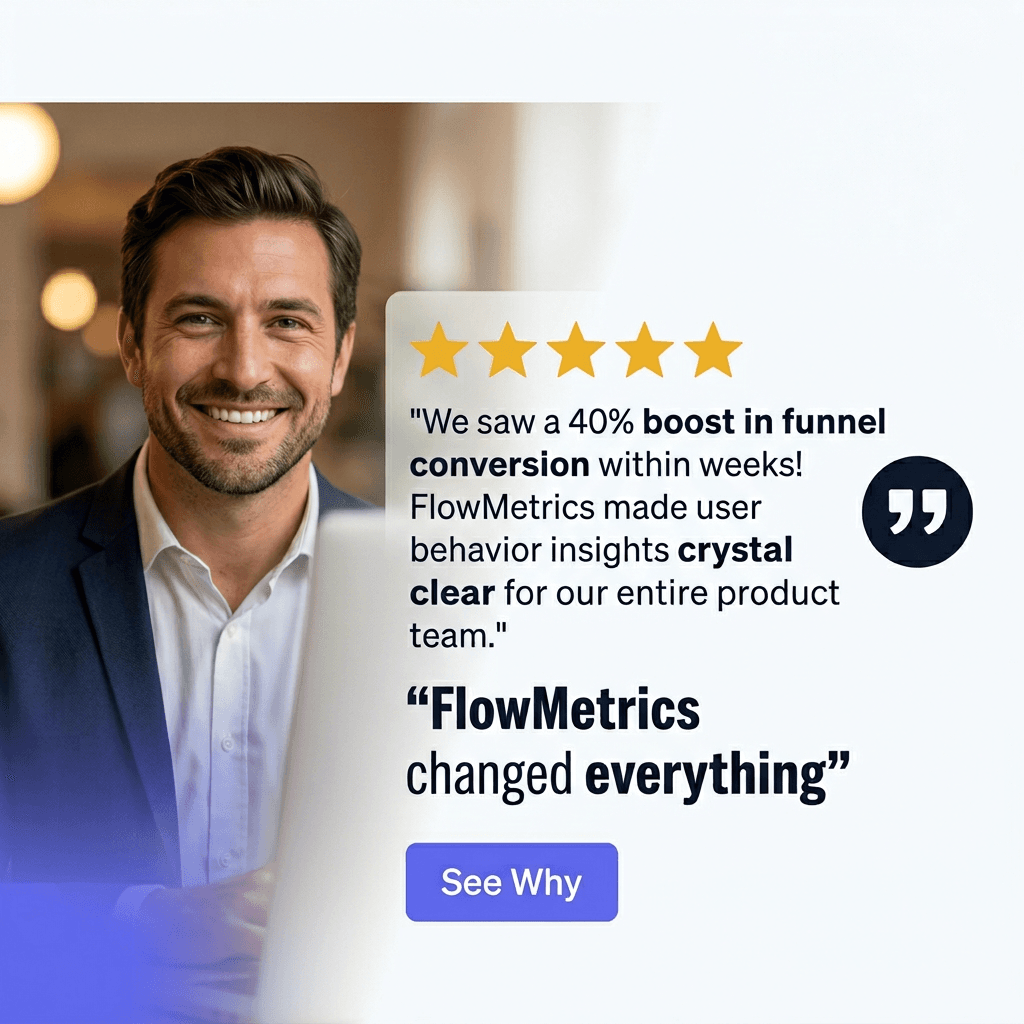 SaaS Facebook ad example — Testimonial