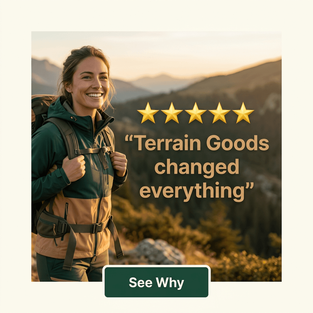 Ecommerce Facebook ad example — Testimonial