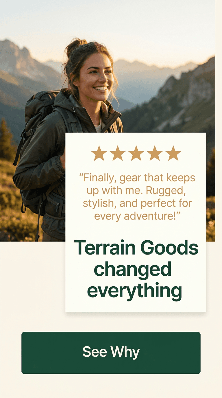 Ecommerce TikTok ad example — Testimonial