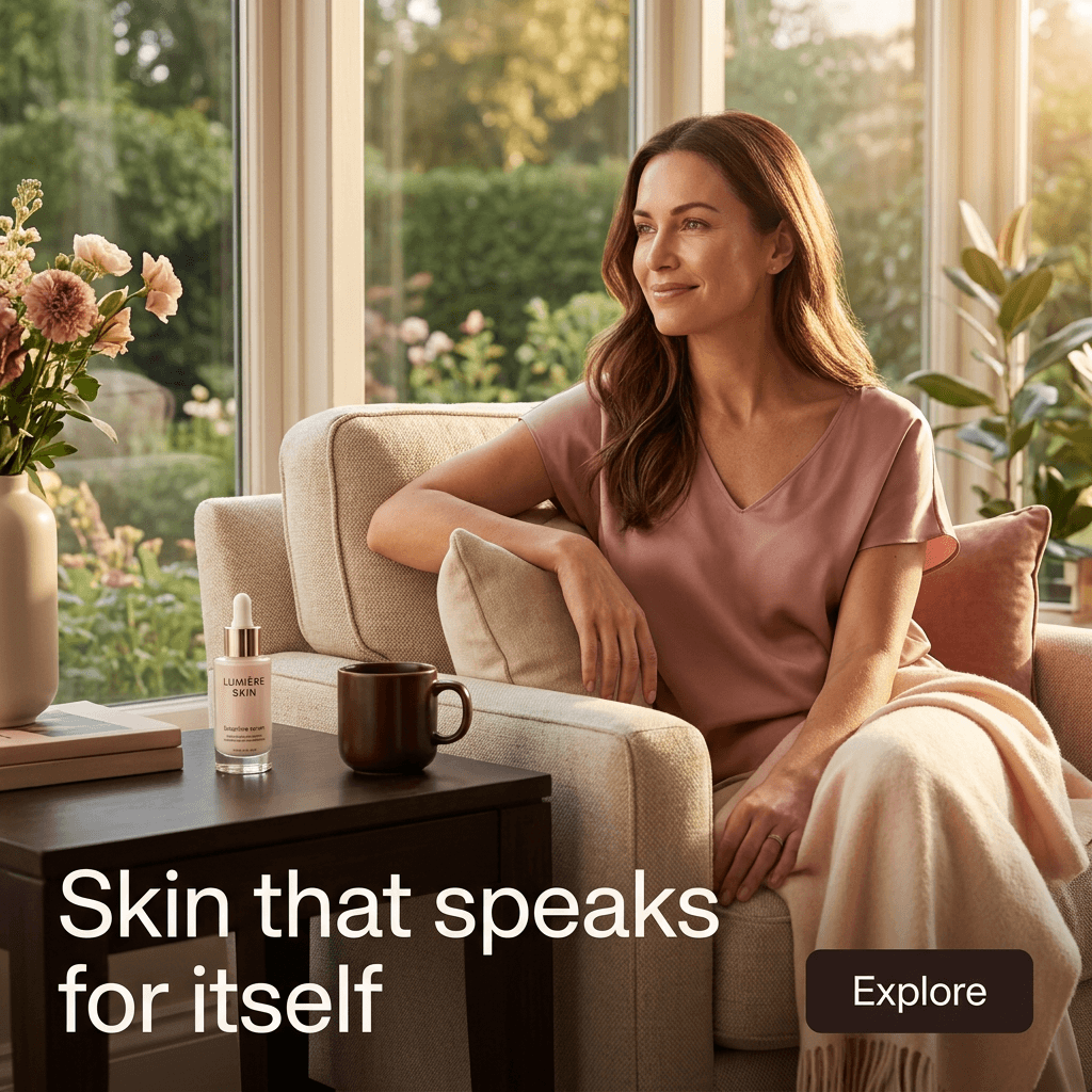 Beauty & Skincare Facebook ad example — Lifestyle