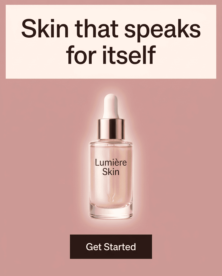 Beauty & Skincare Instagram ad example — Product Hero