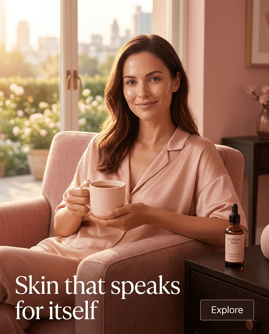 Beauty & Skincare Instagram ad example — Lifestyle