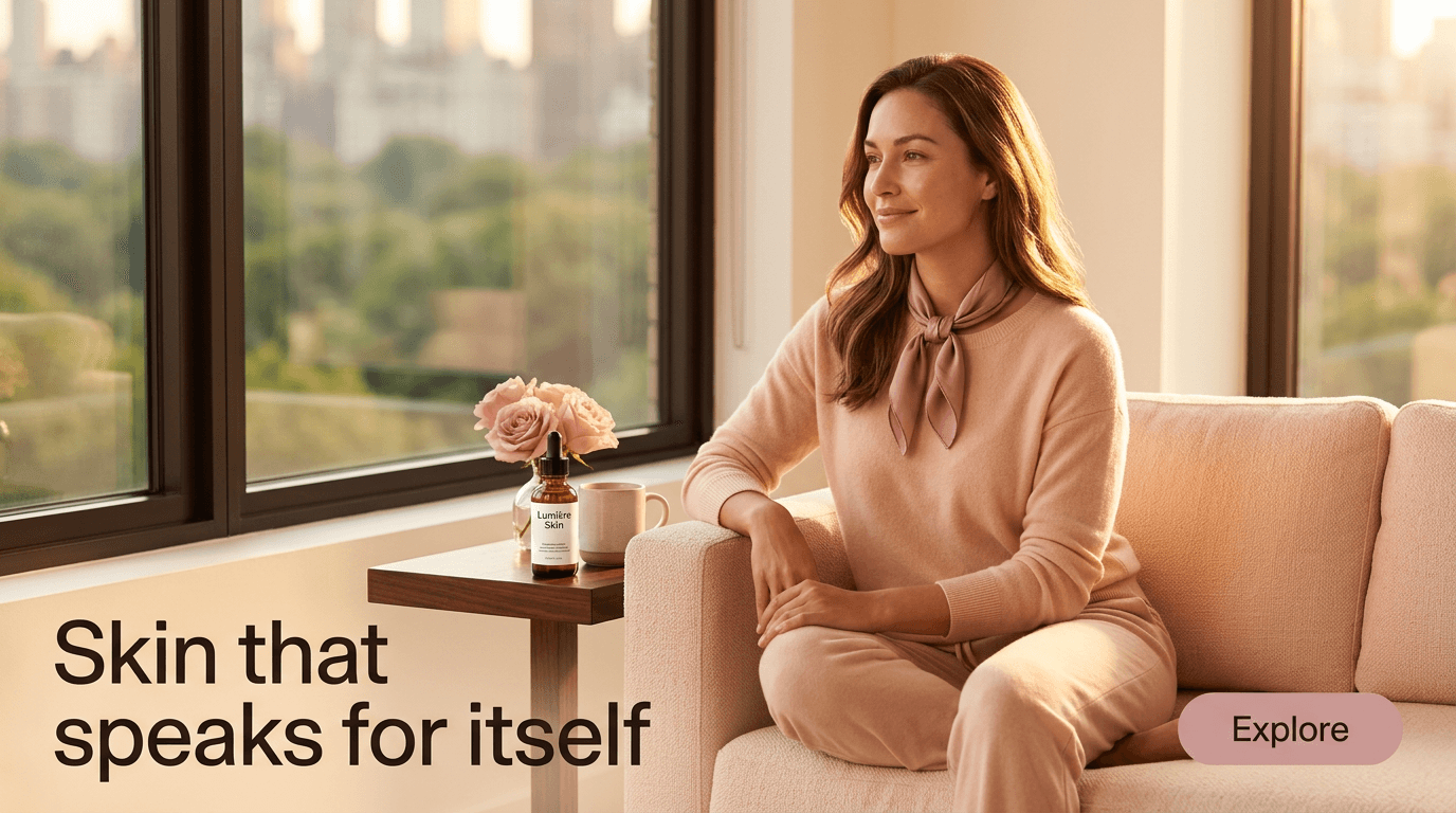 Beauty & Skincare Google Display ad example — Lifestyle