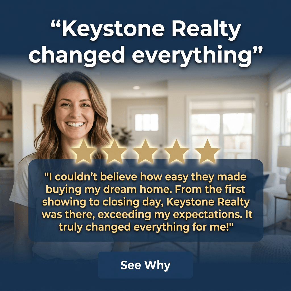 Real Estate Facebook ad example — Testimonial