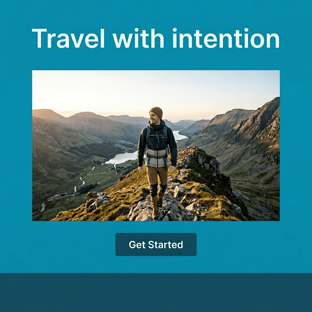 Travel & Tourism Facebook ad example — Product Hero