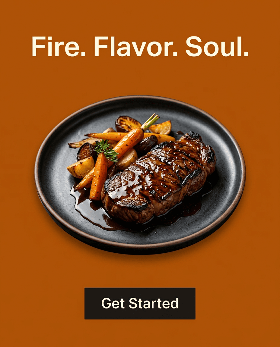 Restaurant Instagram ad example — Product Hero