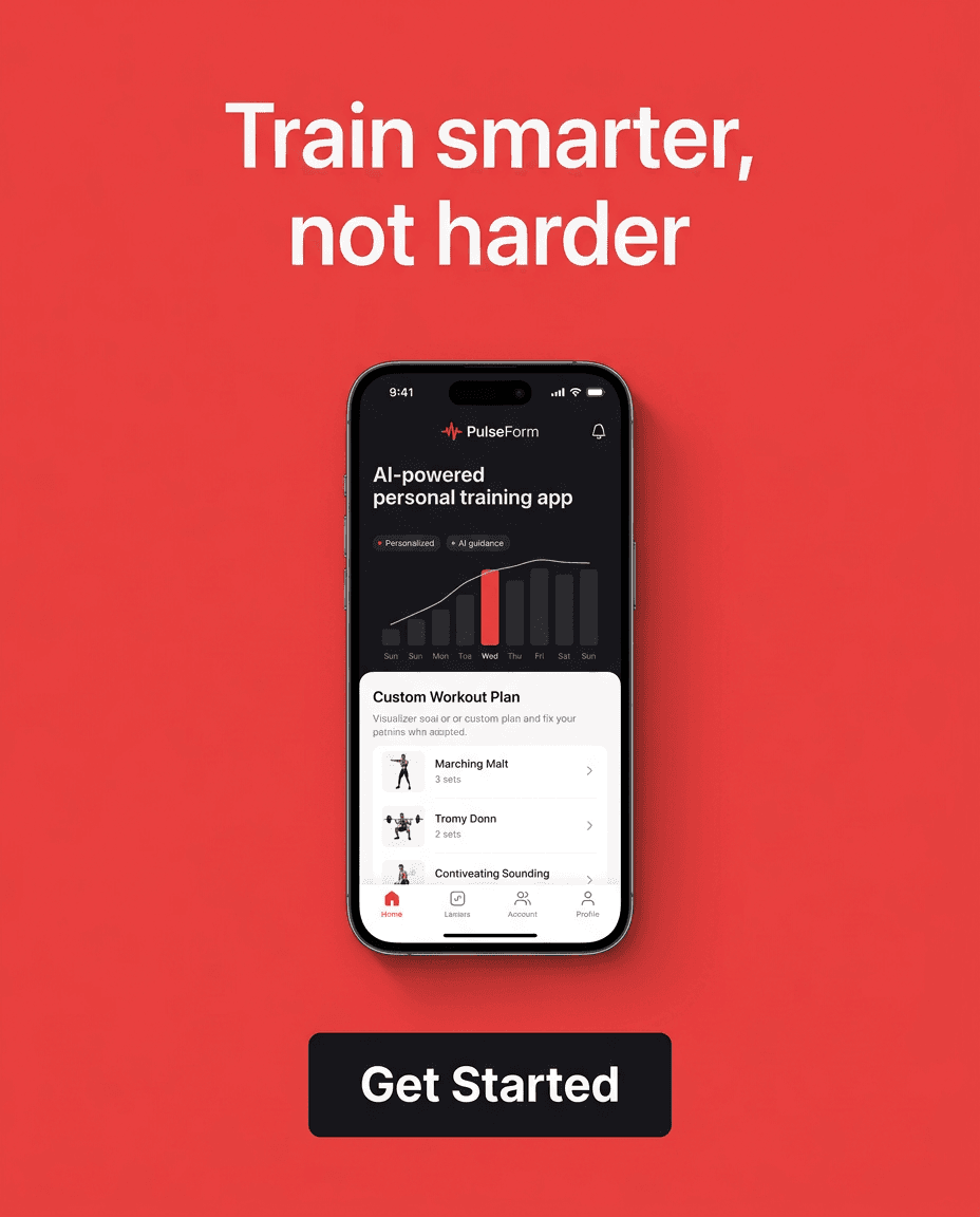 Fitness Instagram ad example — Product Hero