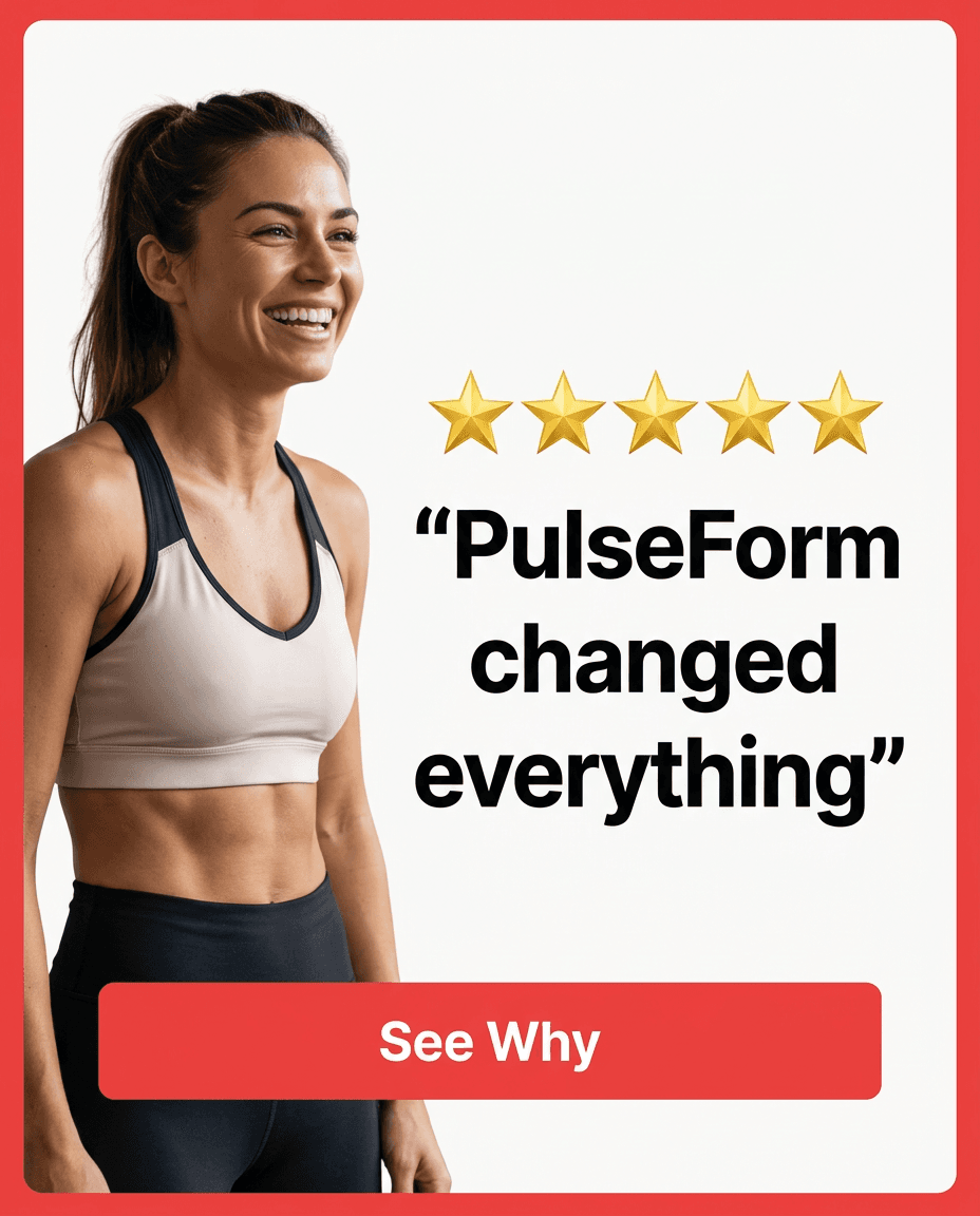 Fitness Instagram ad example — Testimonial
