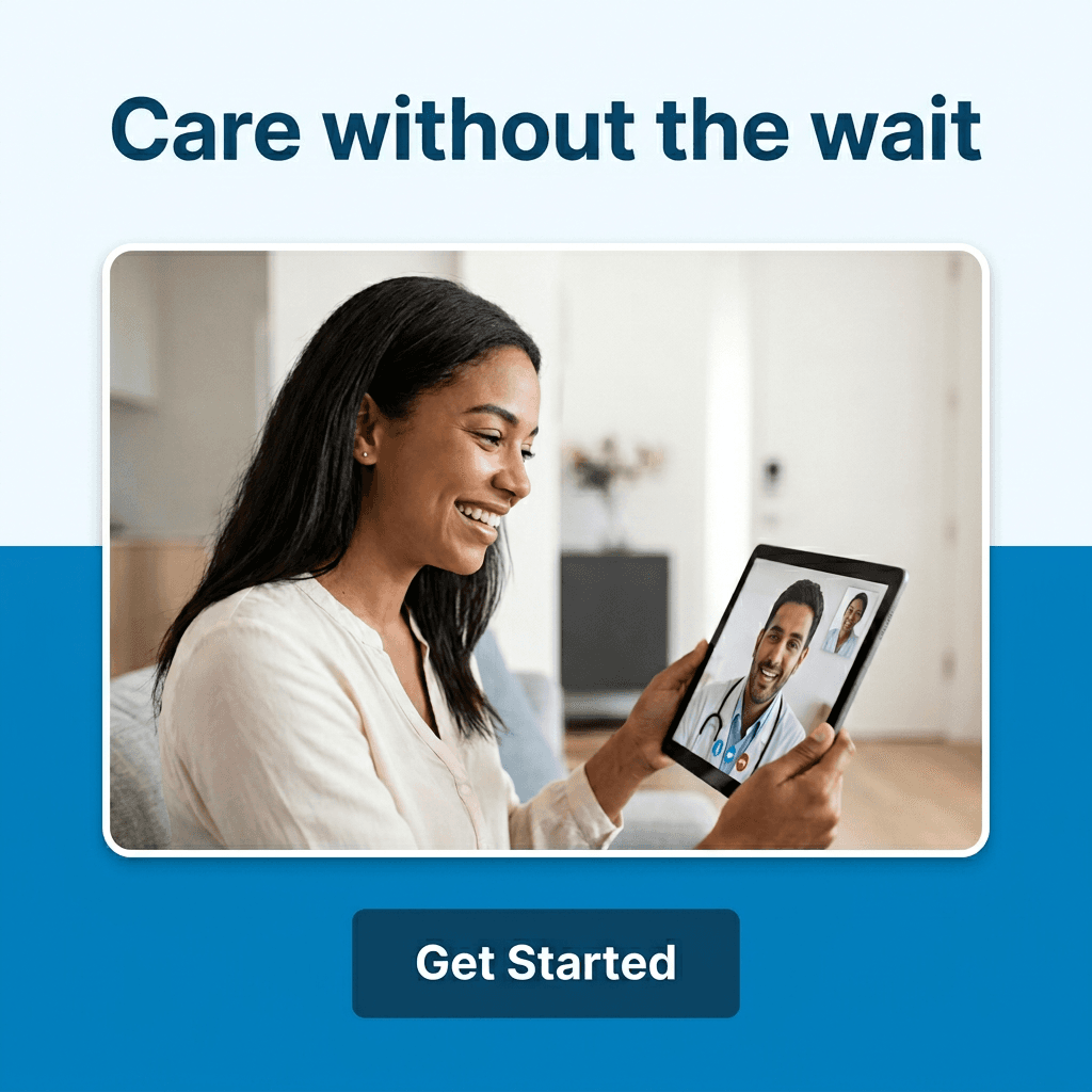 Healthcare Facebook ad example — Product Hero