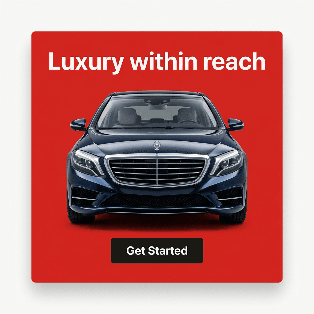 Automotive Facebook ad example — Product Hero