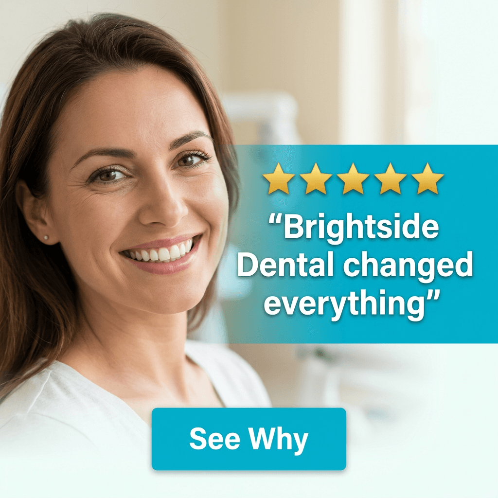 Dental Facebook ad example — Testimonial