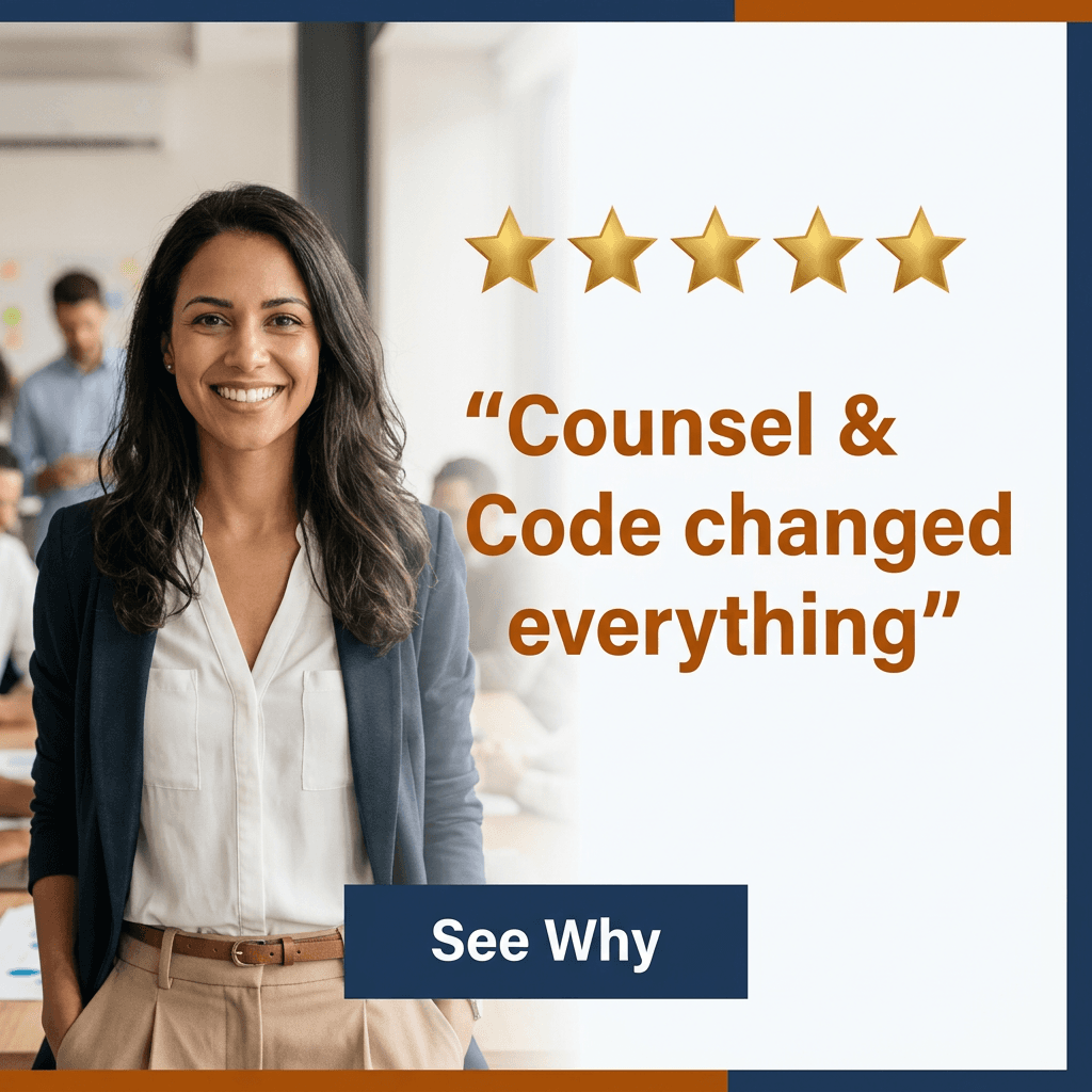 Legal Services Facebook ad example — Testimonial