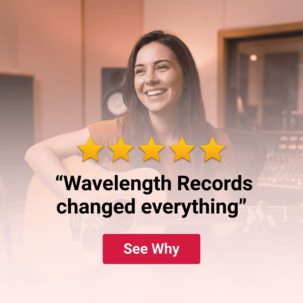 Music & Entertainment Facebook ad example — Testimonial