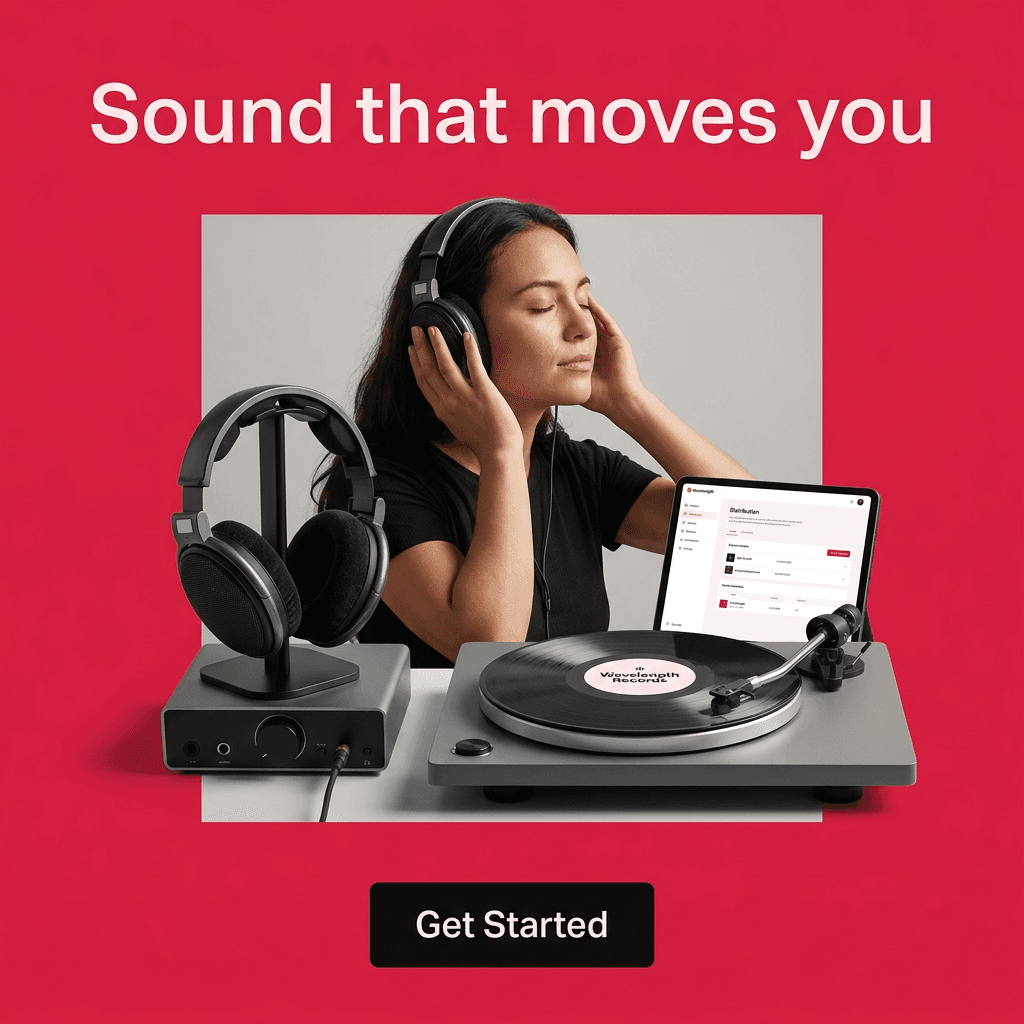 Music & Entertainment Facebook ad example — Product Hero