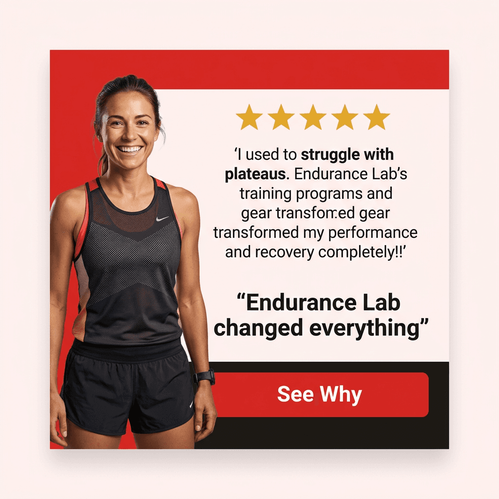 Sports & Recreation Facebook ad example — Testimonial