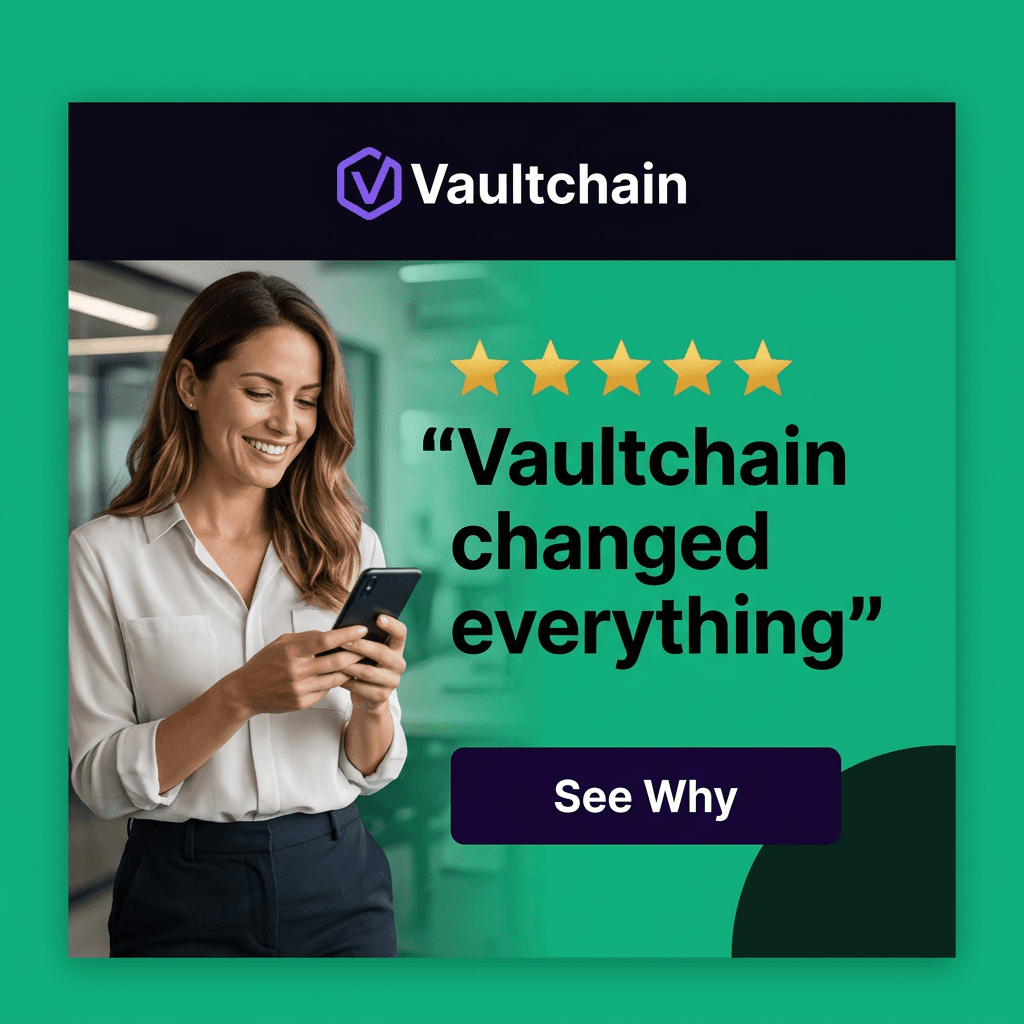 Crypto & Web3 Facebook ad example — Testimonial