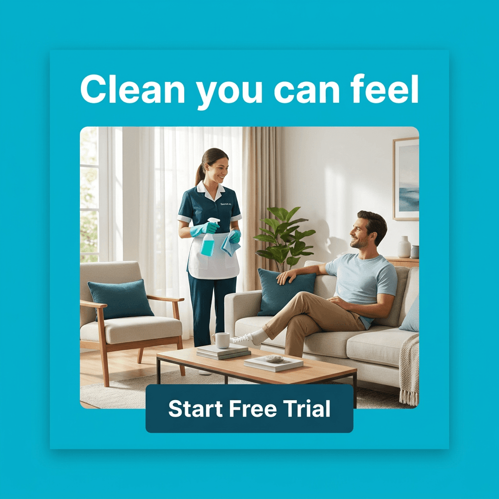 Cleaning Services Facebook ad example — Limited Offer