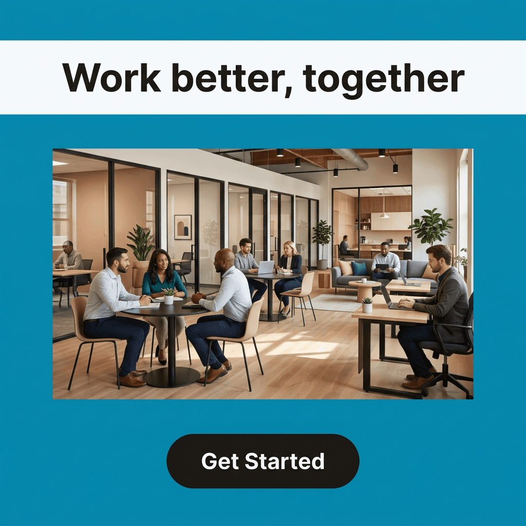 Coworking & Office Space Facebook ad example — Product Hero
