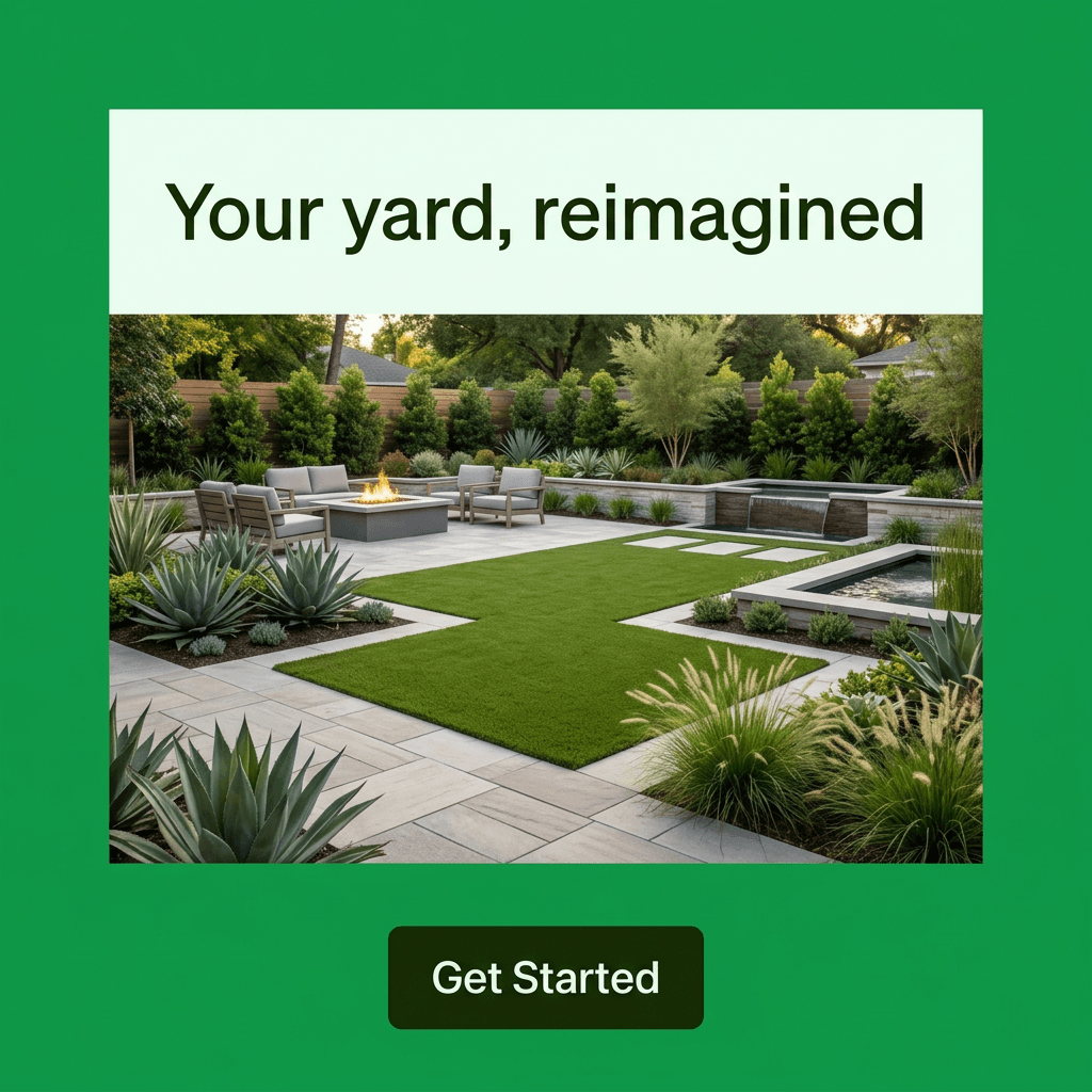 Landscaping Facebook ad example — Product Hero
