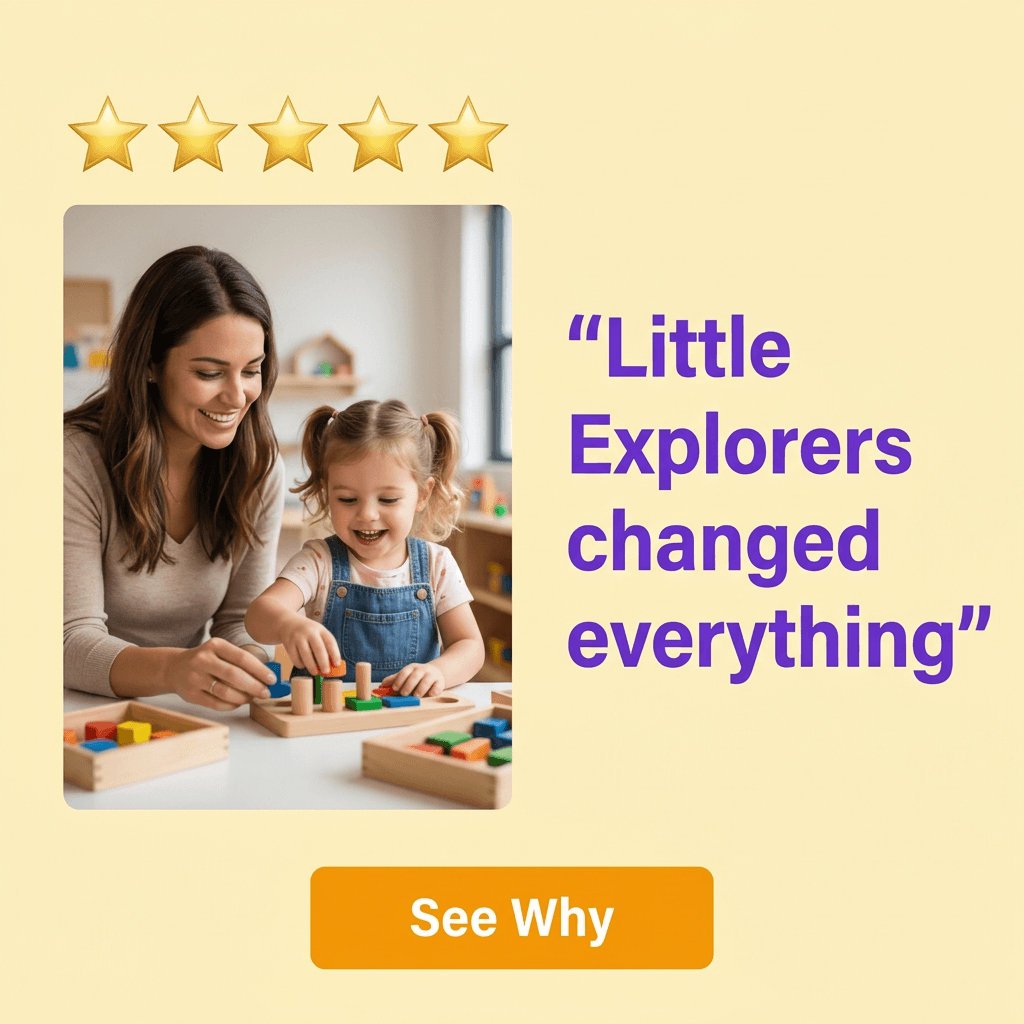 Childcare & Parenting Facebook ad example — Testimonial