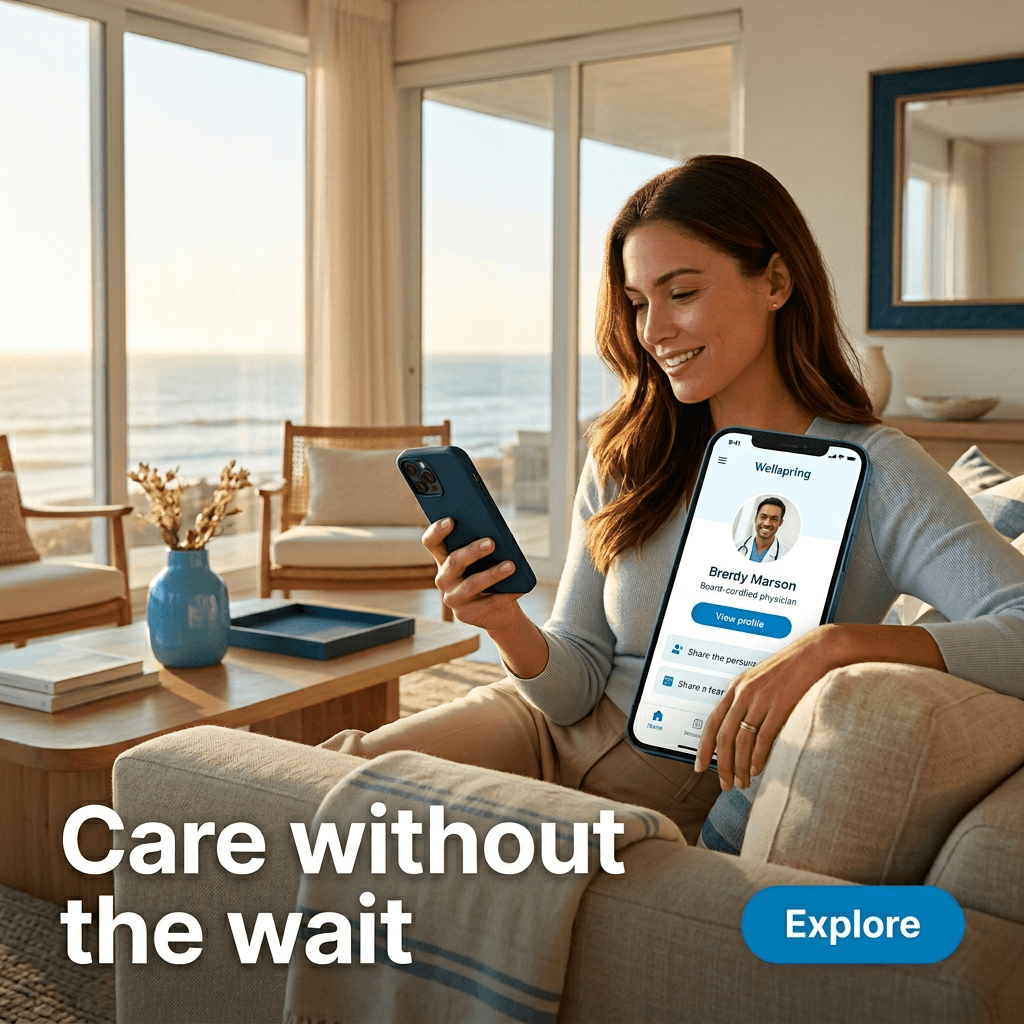 Healthcare Facebook ad example — Lifestyle