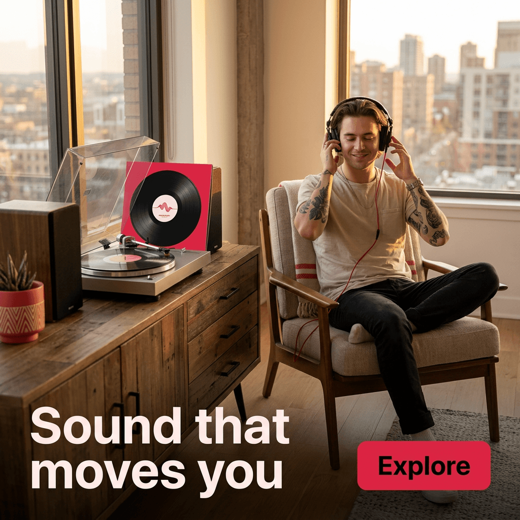 Music & Entertainment Facebook ad example — Lifestyle