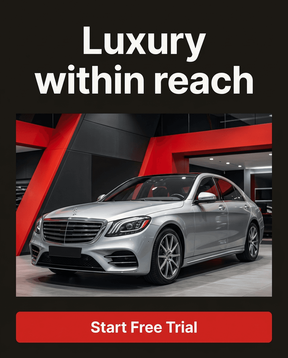 Automotive Instagram ad example — Limited Offer