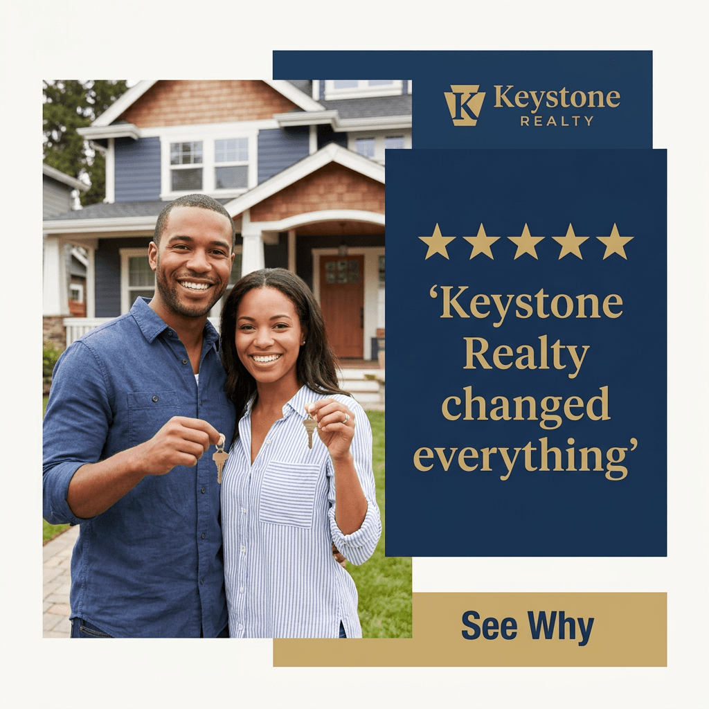 Real Estate LinkedIn ad example — Testimonial