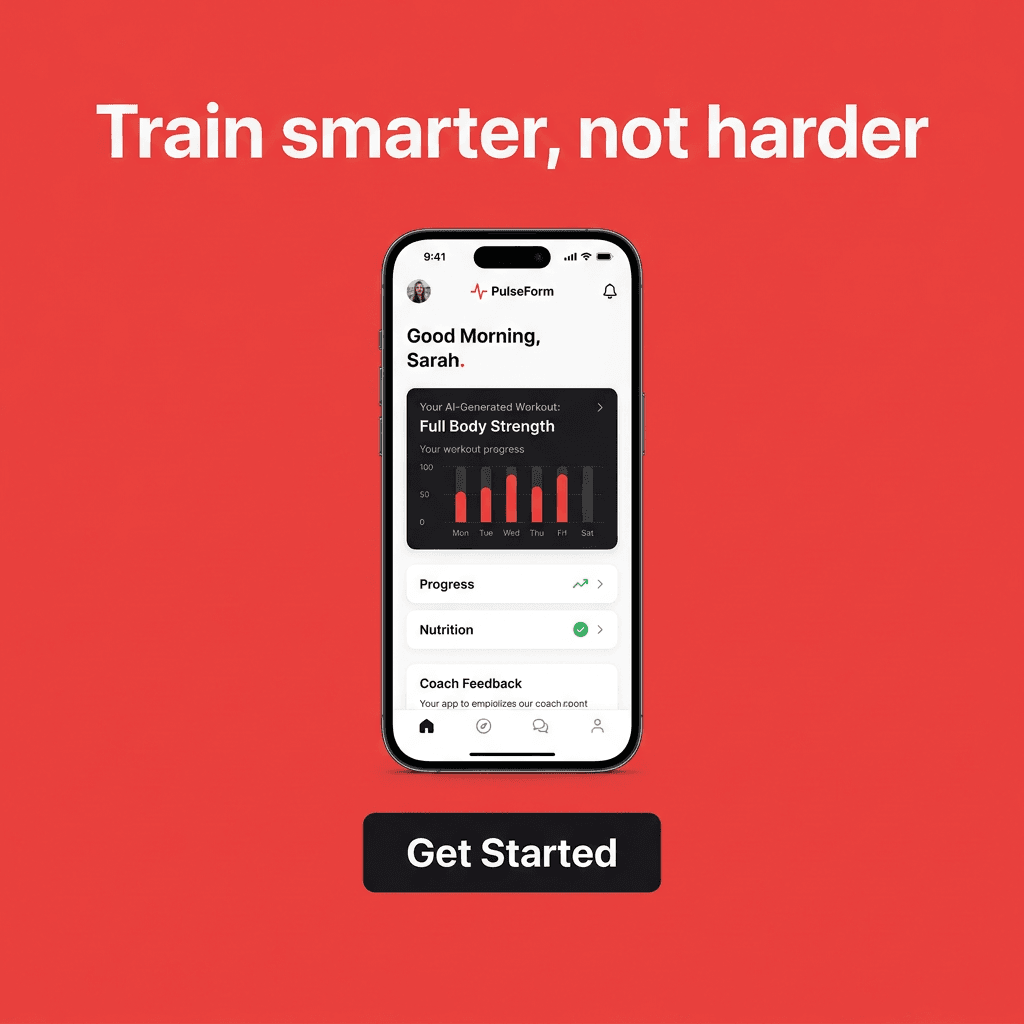 Fitness LinkedIn ad example — Product Hero