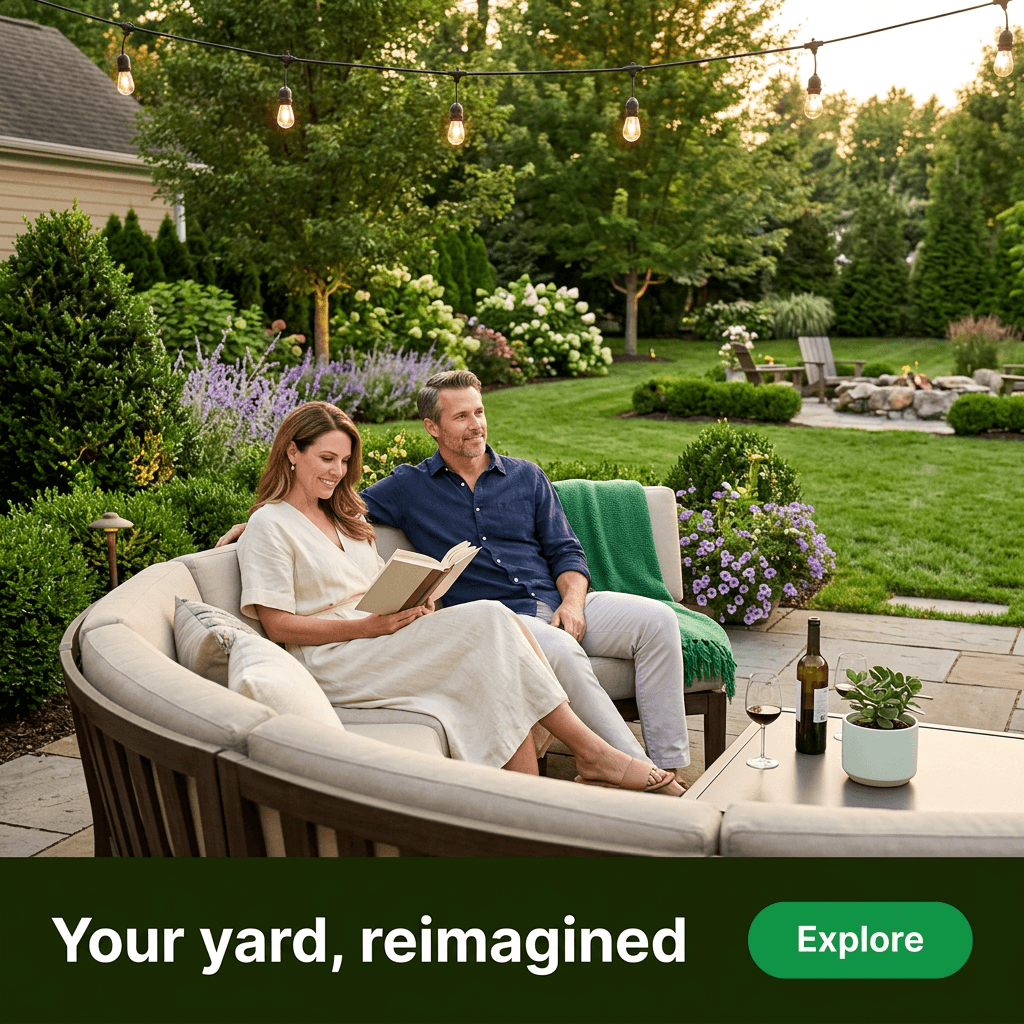 Landscaping Facebook ad example — Lifestyle