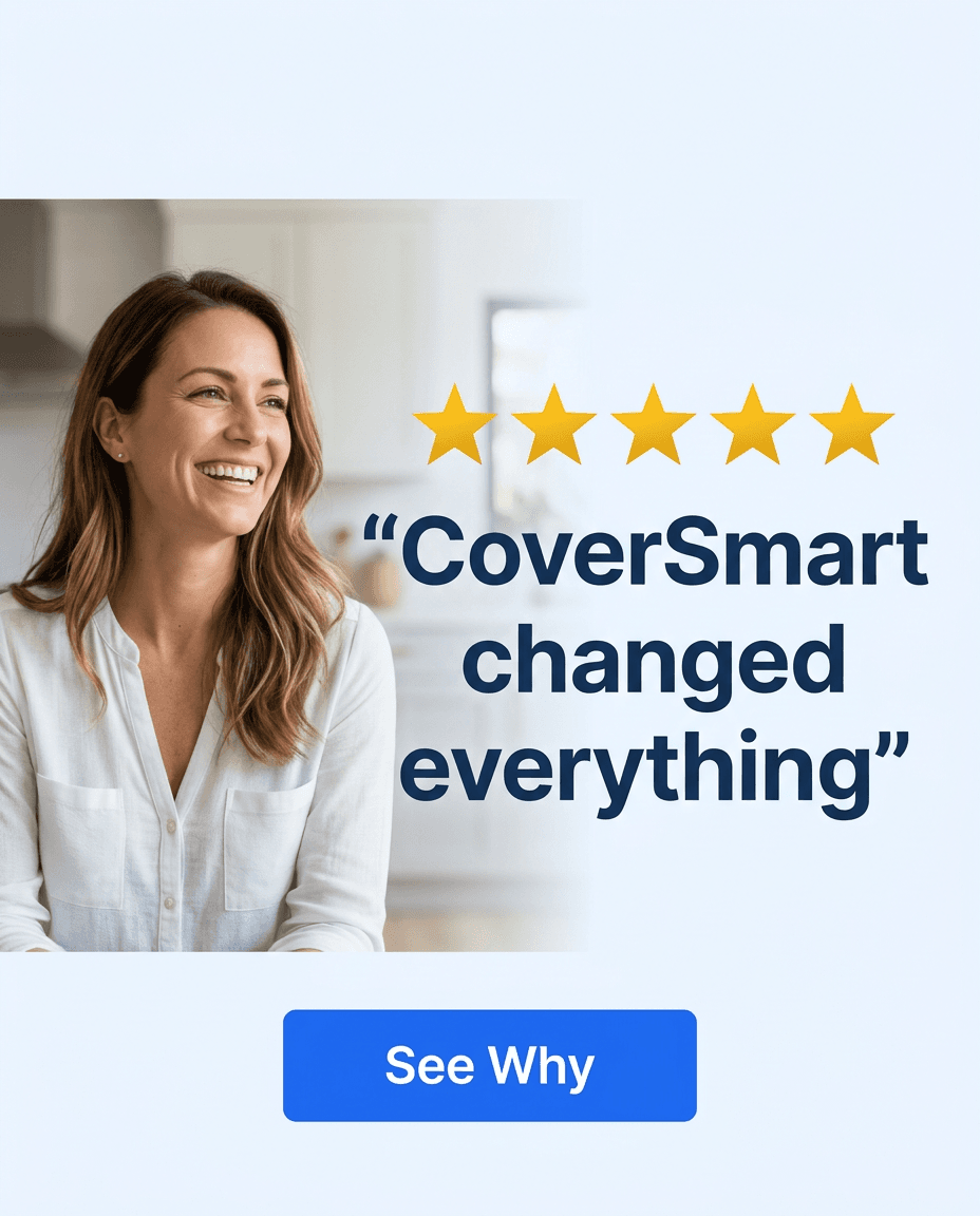 Insurance Instagram ad example — Testimonial