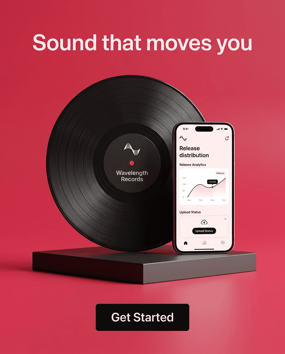 Music & Entertainment Instagram ad example — Product Hero