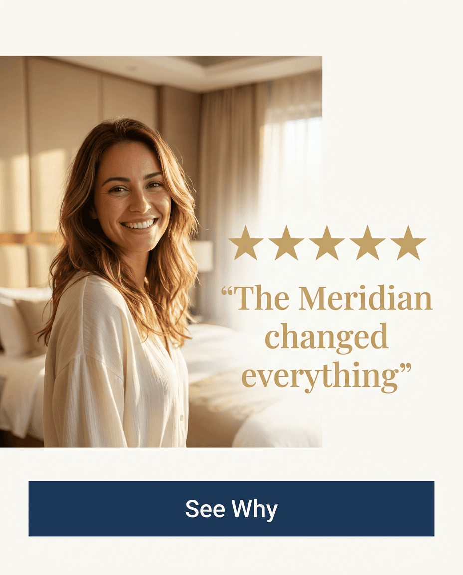 Hotel & Hospitality Instagram ad example — Testimonial