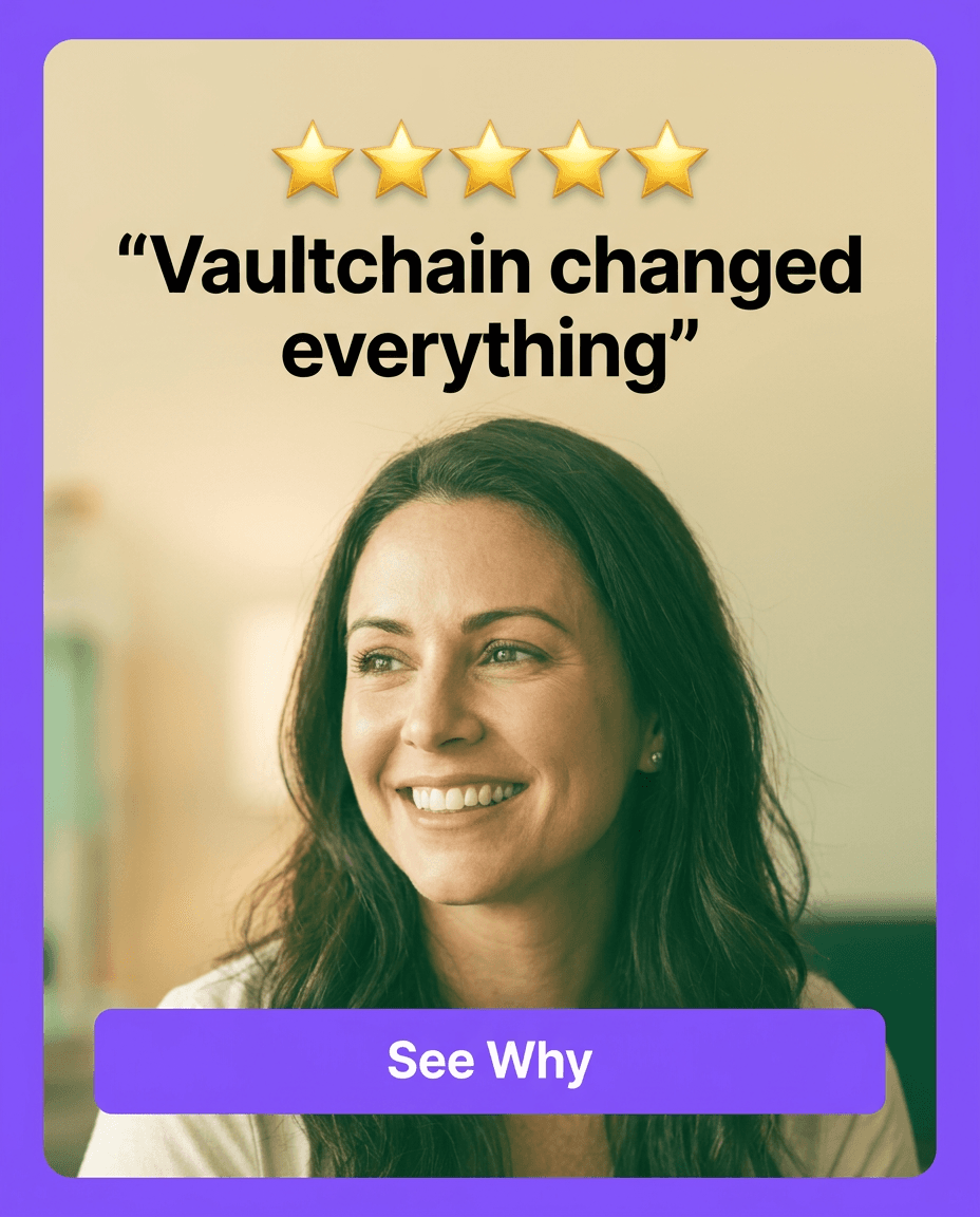 Crypto & Web3 Instagram ad example — Testimonial