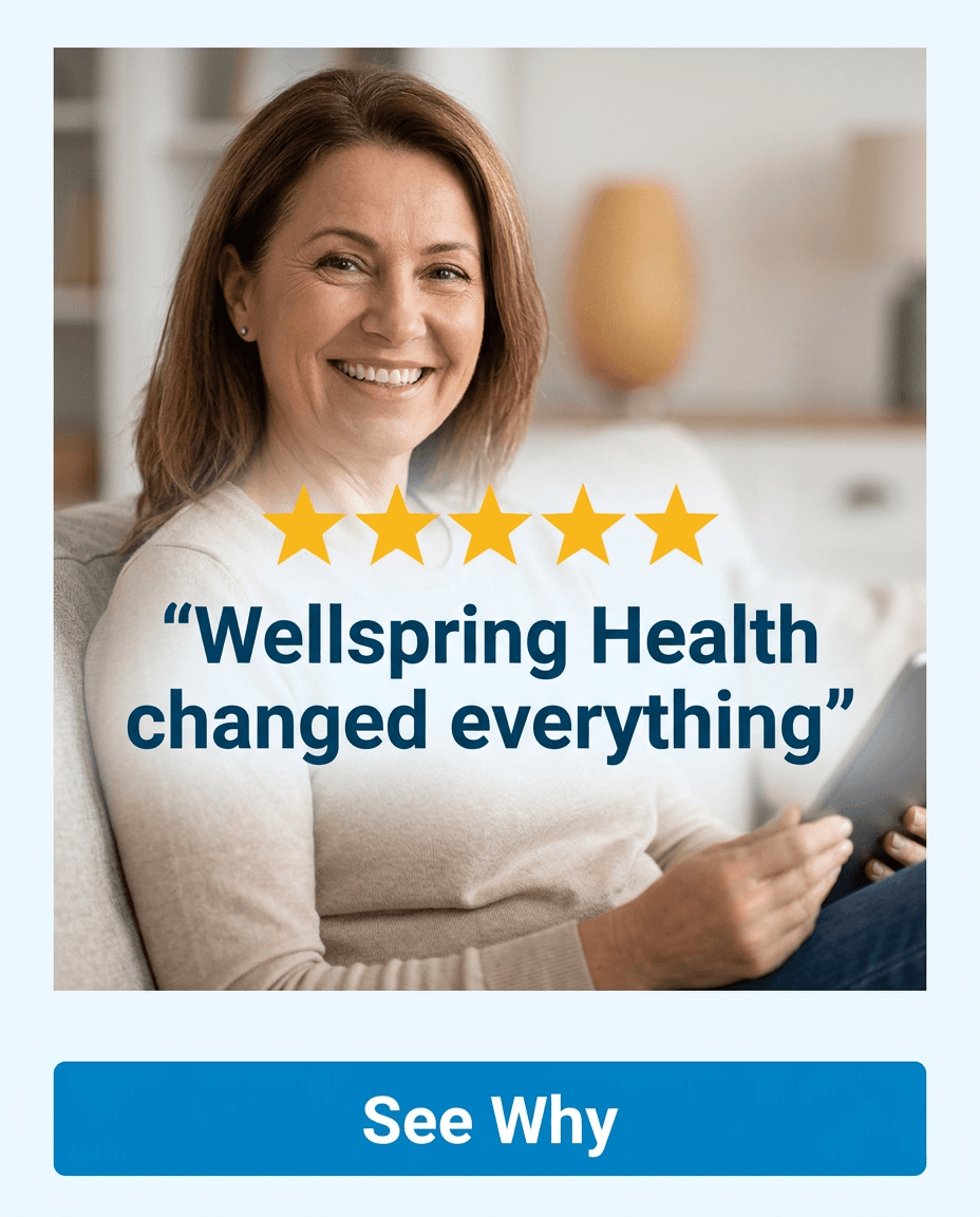Healthcare Instagram ad example — Testimonial