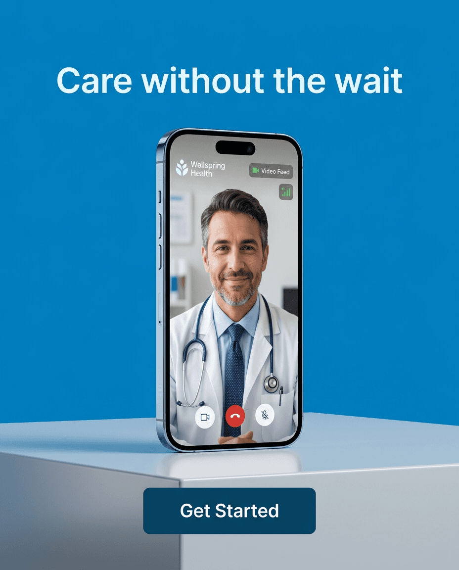 Healthcare Instagram ad example — Product Hero