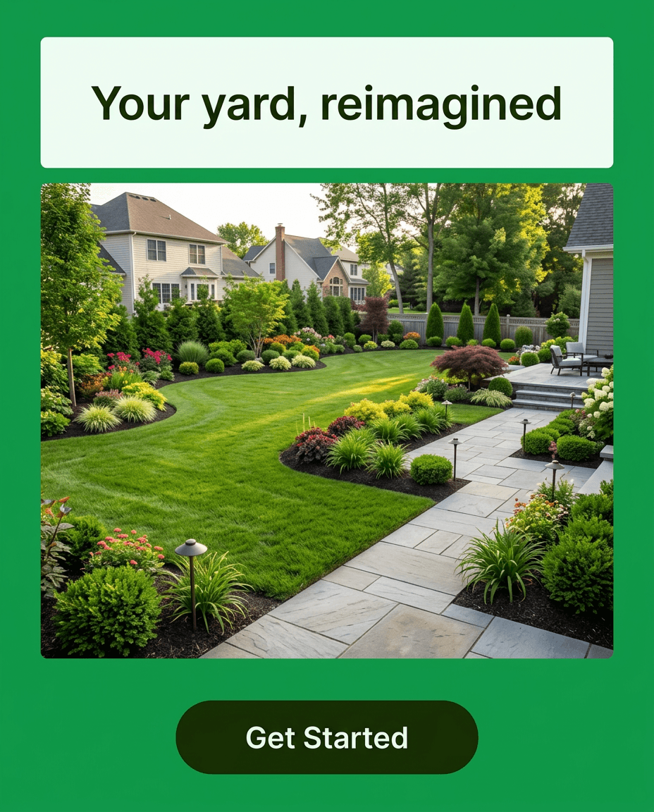 Landscaping Instagram ad example — Product Hero