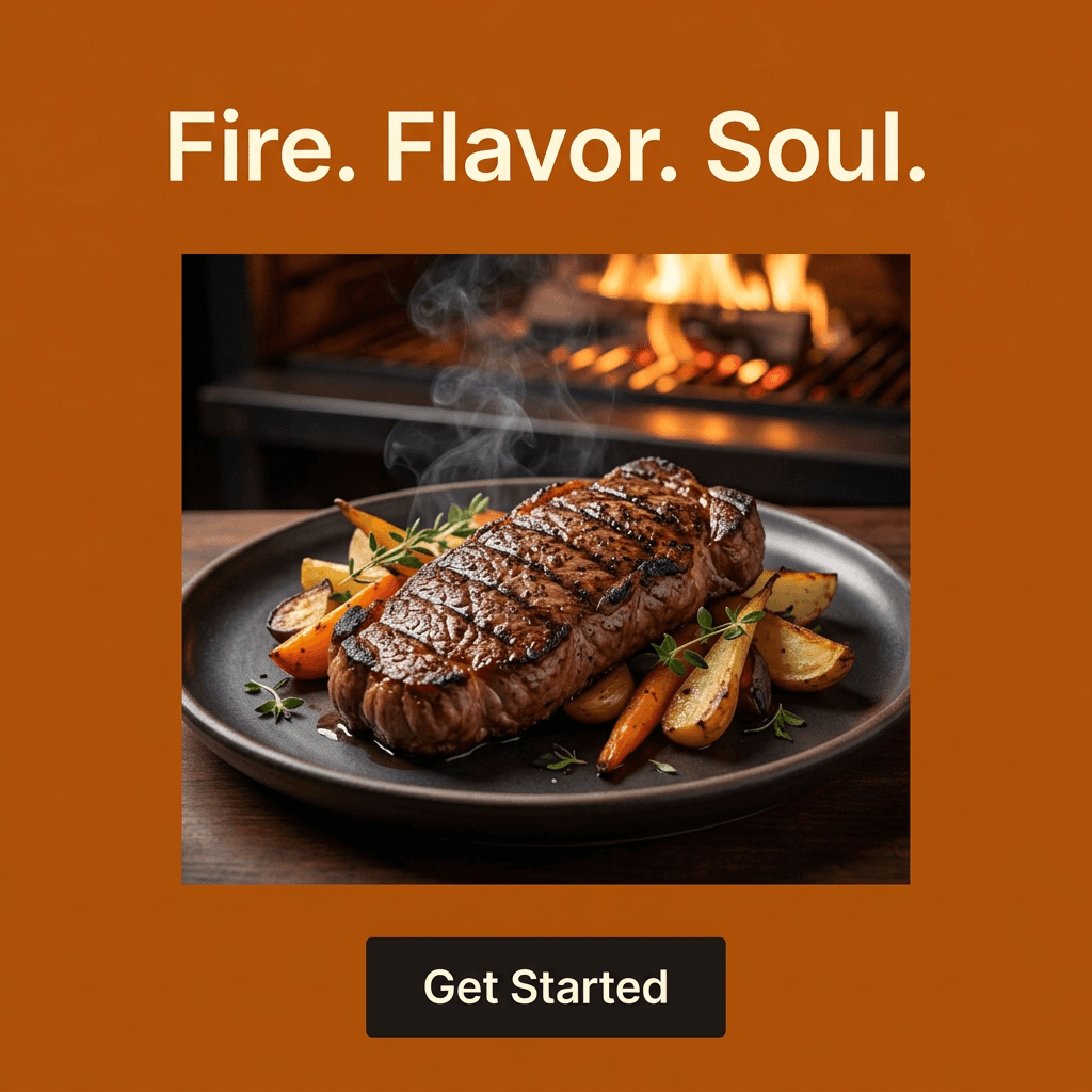 Restaurant LinkedIn ad example — Product Hero