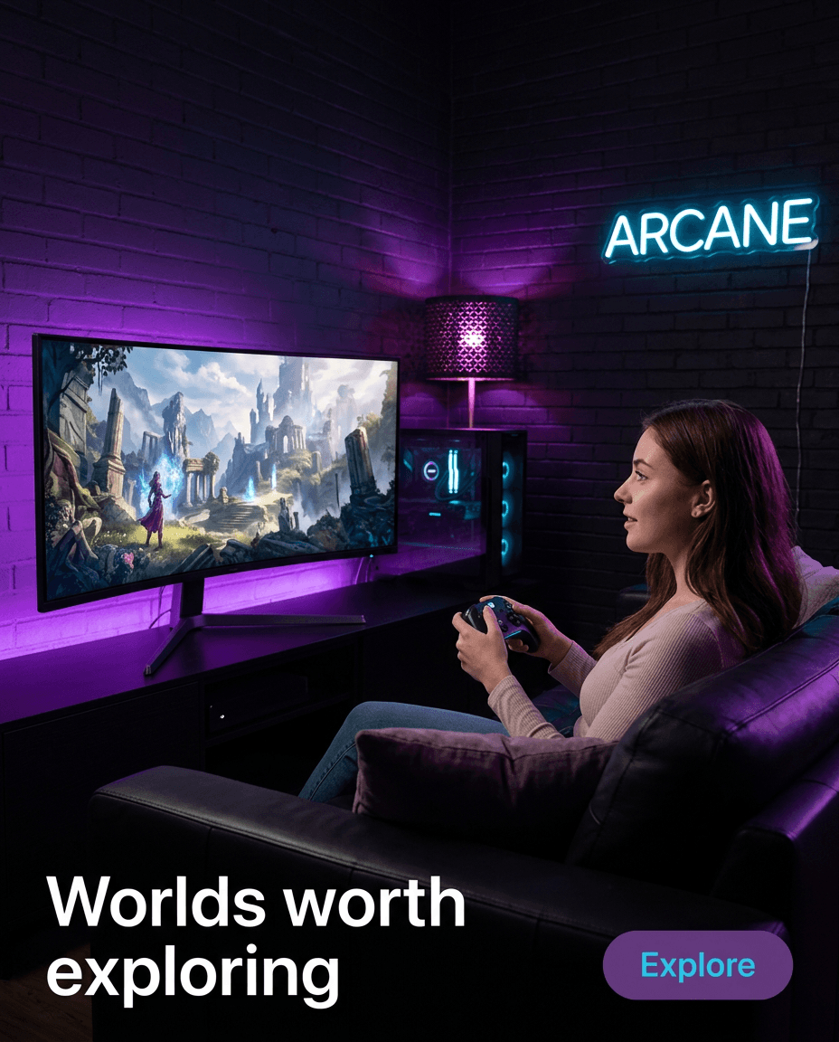 Gaming Instagram ad example — Lifestyle