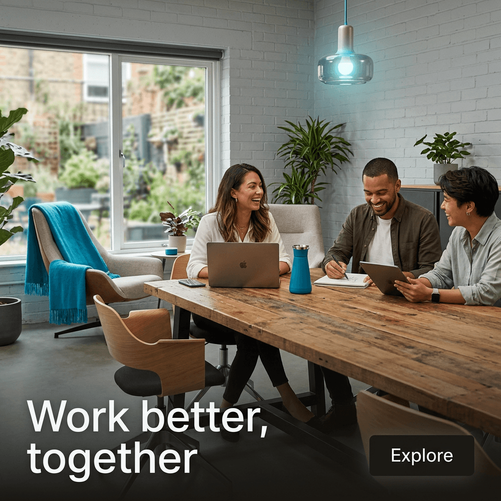 Coworking & Office Space Facebook ad example — Lifestyle