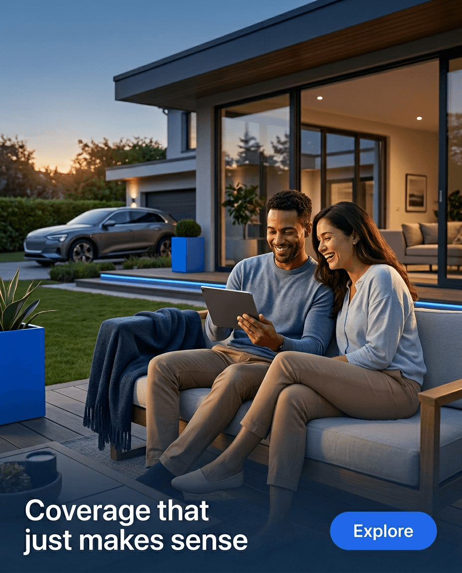 Insurance Instagram ad example — Lifestyle