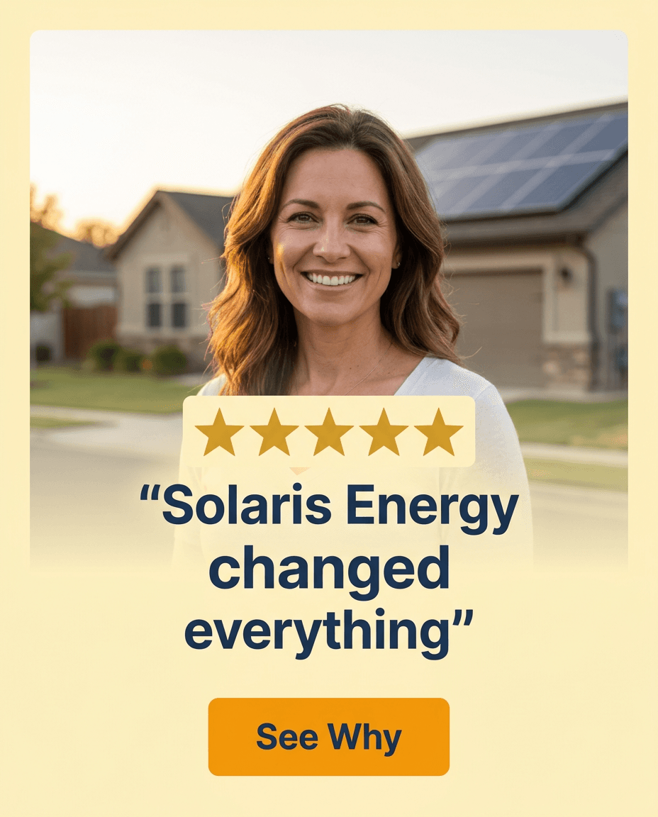 Solar & Renewable Energy Instagram ad example — Testimonial