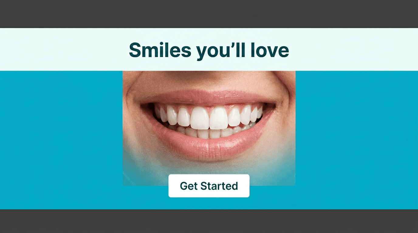 Dental Google Display ad example — Product Hero