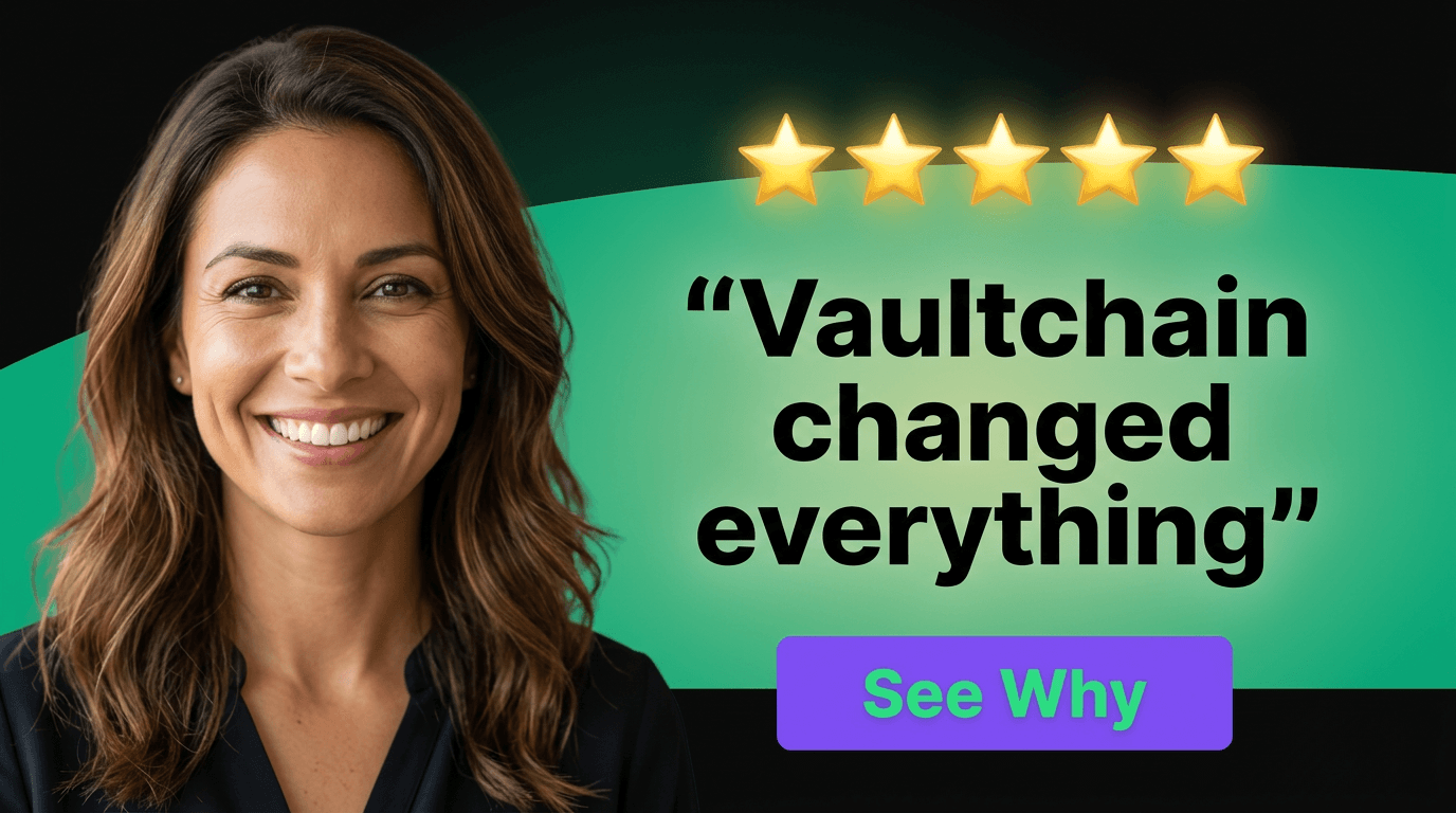 Crypto & Web3 Google Display ad example — Testimonial