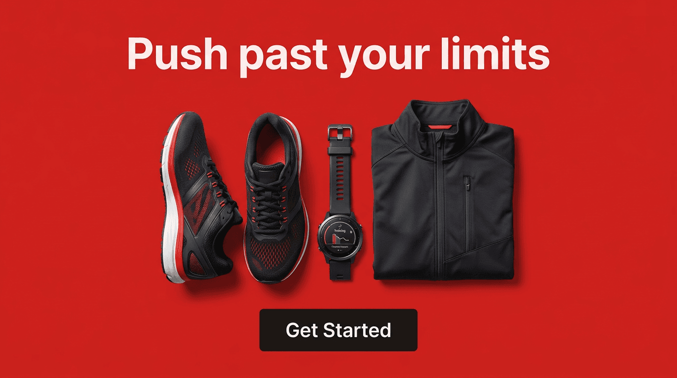 Sports & Recreation Google Display ad example — Product Hero