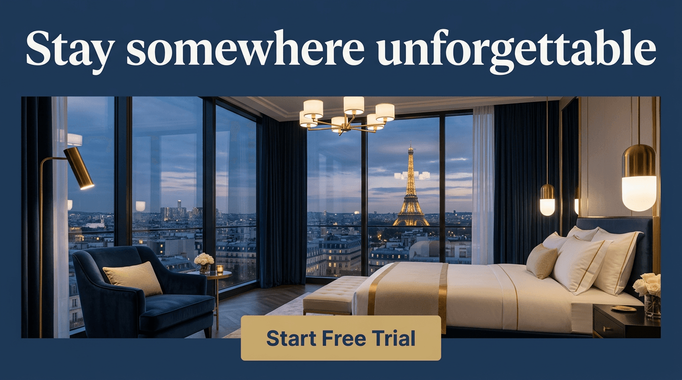 Hotel & Hospitality Google Display ad example — Limited Offer