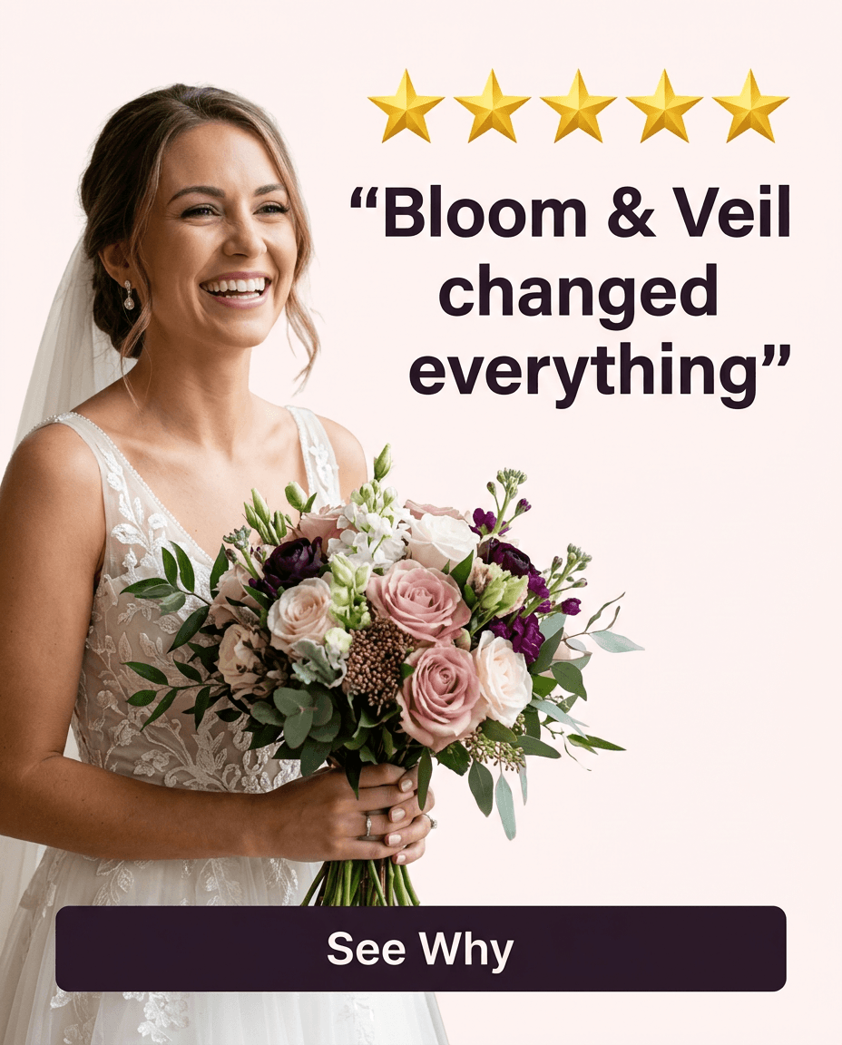 Wedding & Events Instagram ad example — Testimonial
