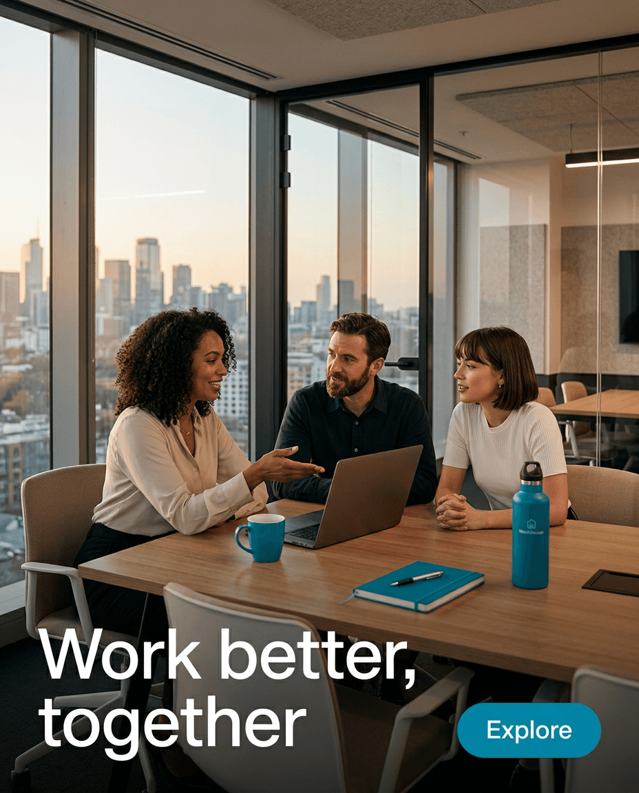 Coworking & Office Space Instagram ad example — Lifestyle