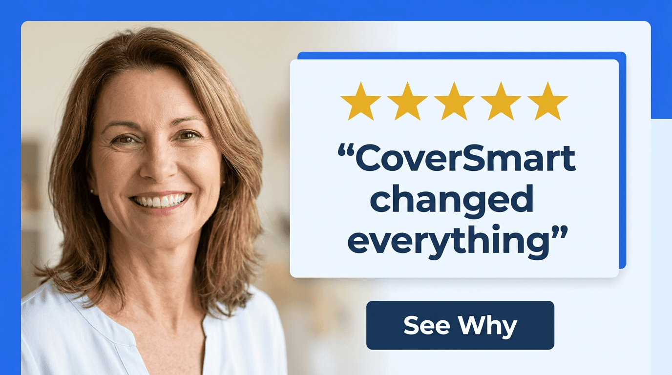 Insurance Google Display ad example — Testimonial