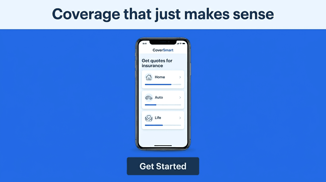 Insurance Google Display ad example — Product Hero